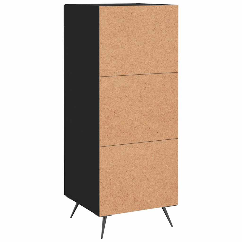 Sideboard Schwarz 34,5x34x90 cm Holzwerkstoff