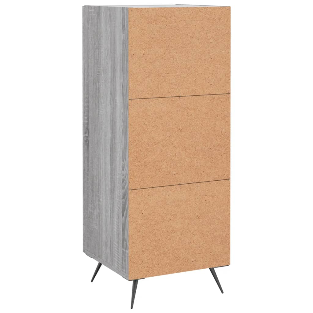Sideboard Grau Sonoma 34,5x34x90 cm Holzwerkstoff