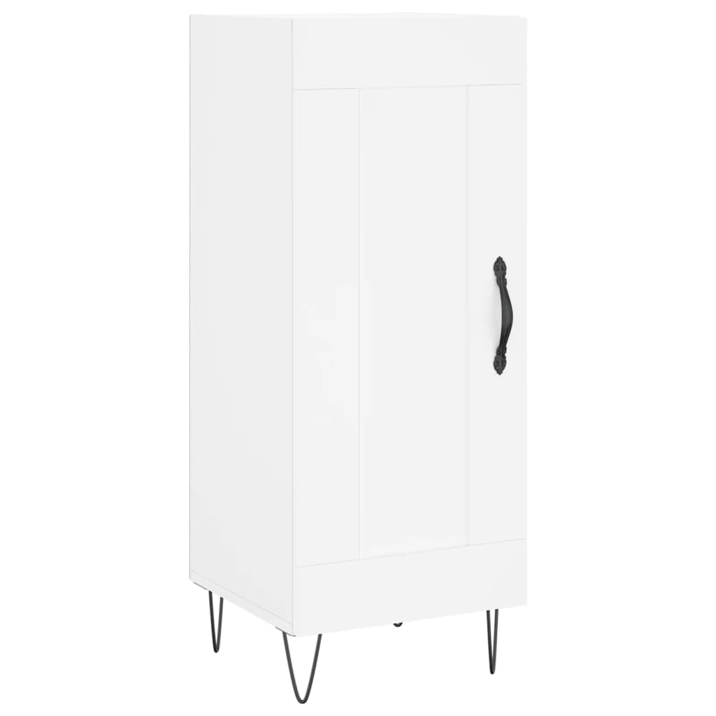 Sideboard Weiß 34,5x34x90 cm Holzwerkstoff