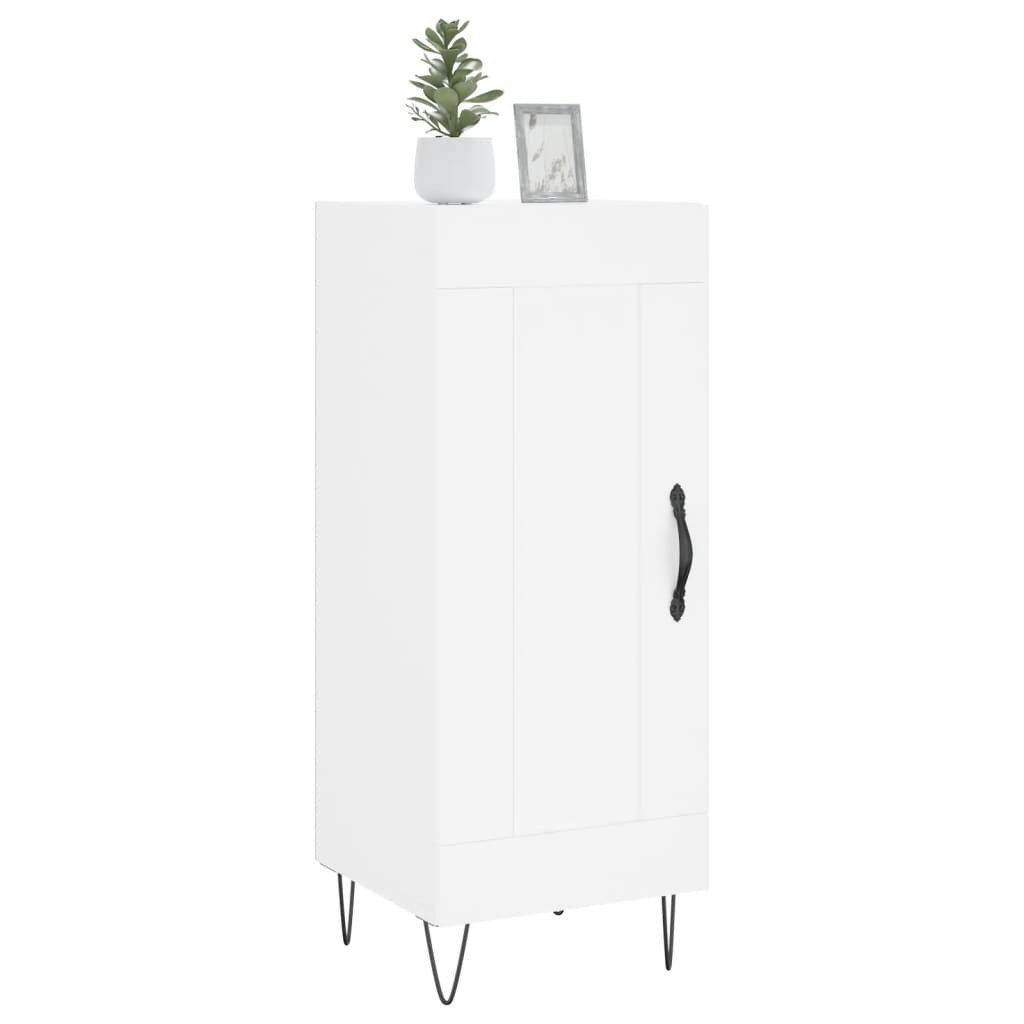 Sideboard Weiß 34,5x34x90 cm Holzwerkstoff