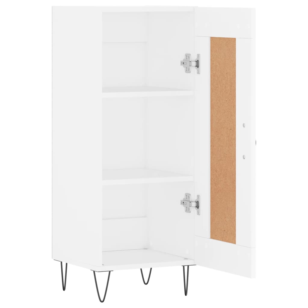 Sideboard Weiß 34,5x34x90 cm Holzwerkstoff