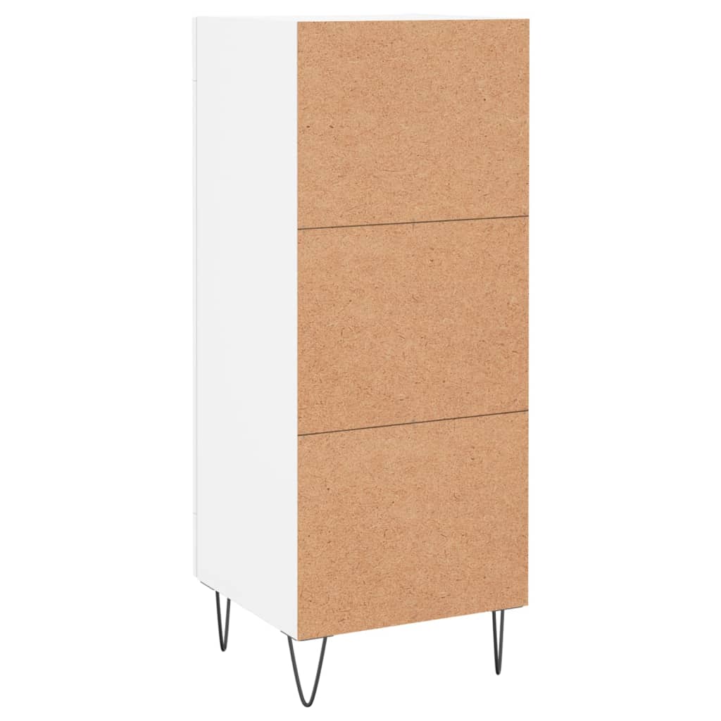 Sideboard Weiß 34,5x34x90 cm Holzwerkstoff