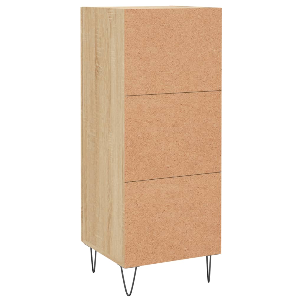 Sideboard Sonoma-Eiche 34,5x34x90 cm Holzwerkstoff