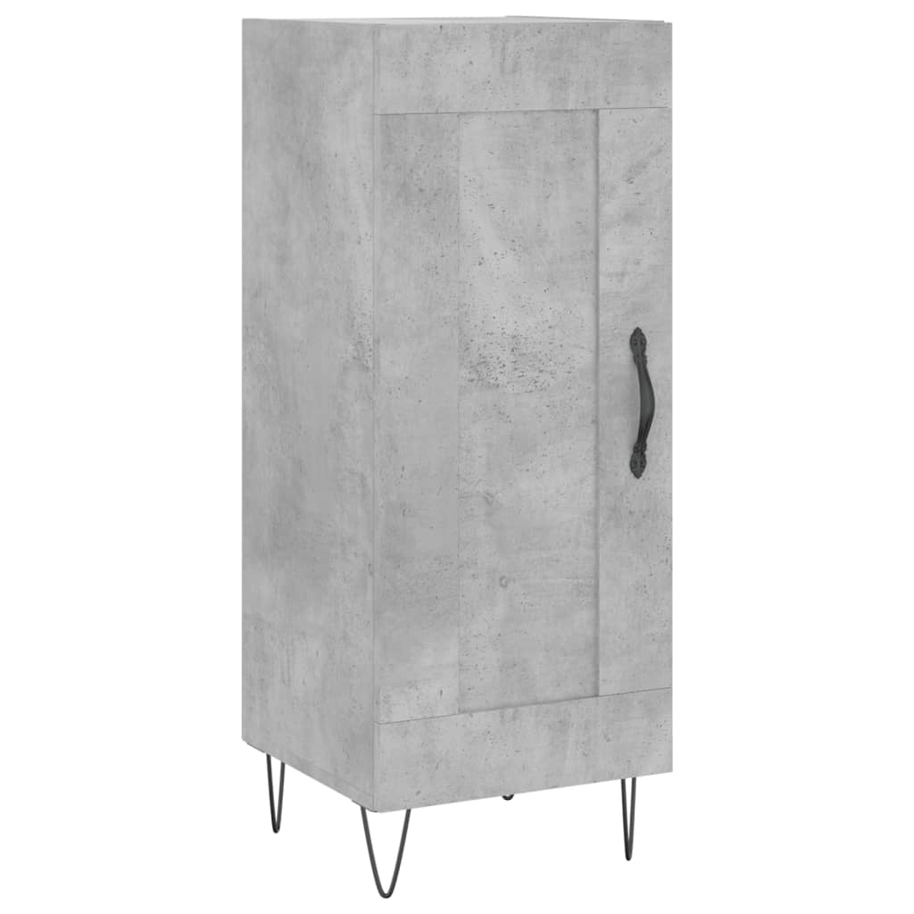 Sideboard Betongrau 34,5x34x90 cm Holzwerkstoff