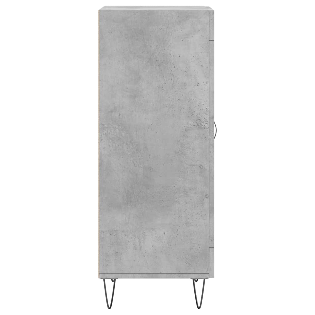 Sideboard Betongrau 34,5x34x90 cm Holzwerkstoff