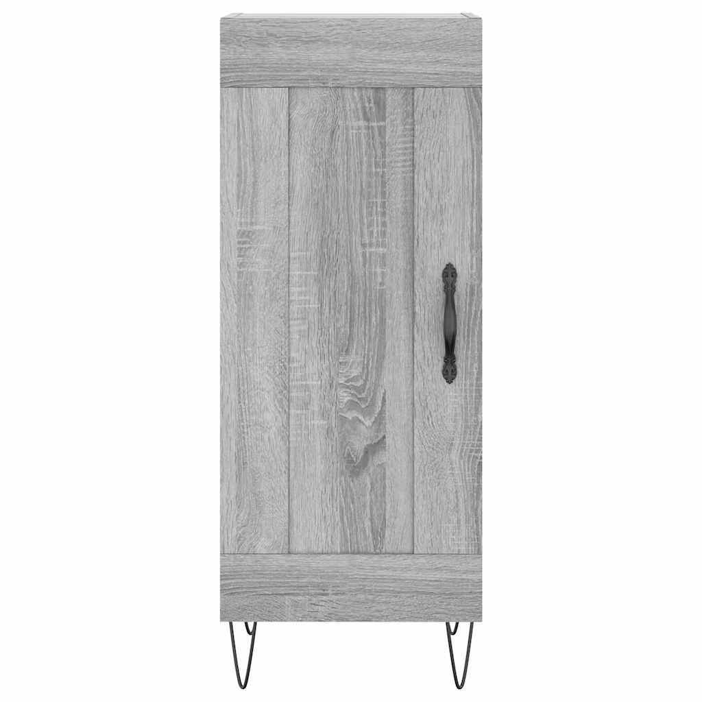 Sideboard Grau Sonoma 34,5x34x90 cm Holzwerkstoff