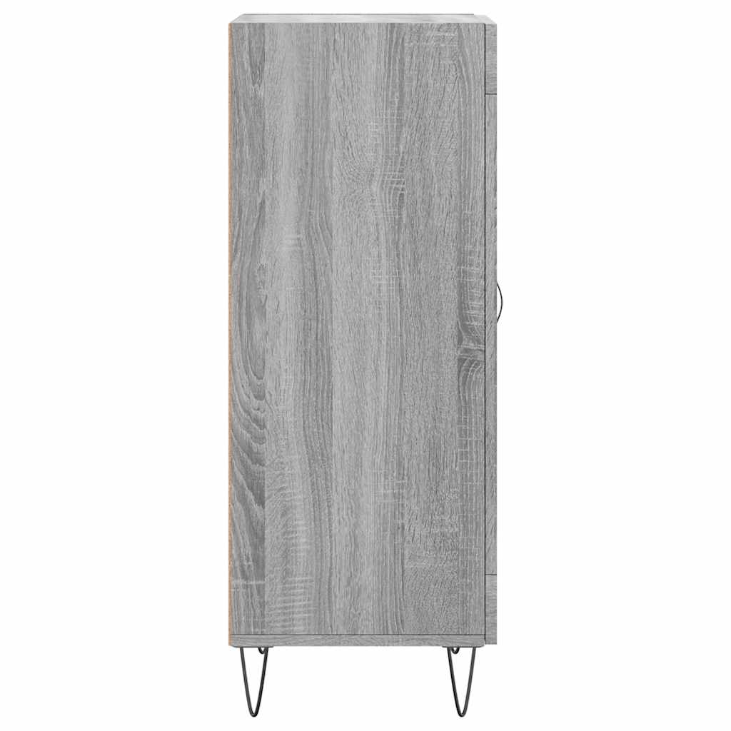 Sideboard Grau Sonoma 34,5x34x90 cm Holzwerkstoff