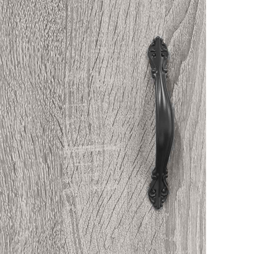 Sideboard Grau Sonoma 34,5x34x90 cm Holzwerkstoff