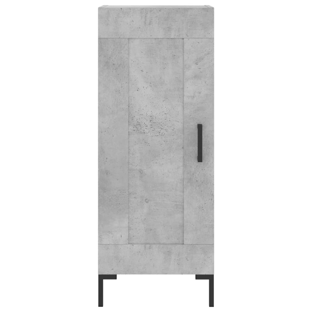 Sideboard Betongrau 34,5x34x90 cm Holzwerkstoff