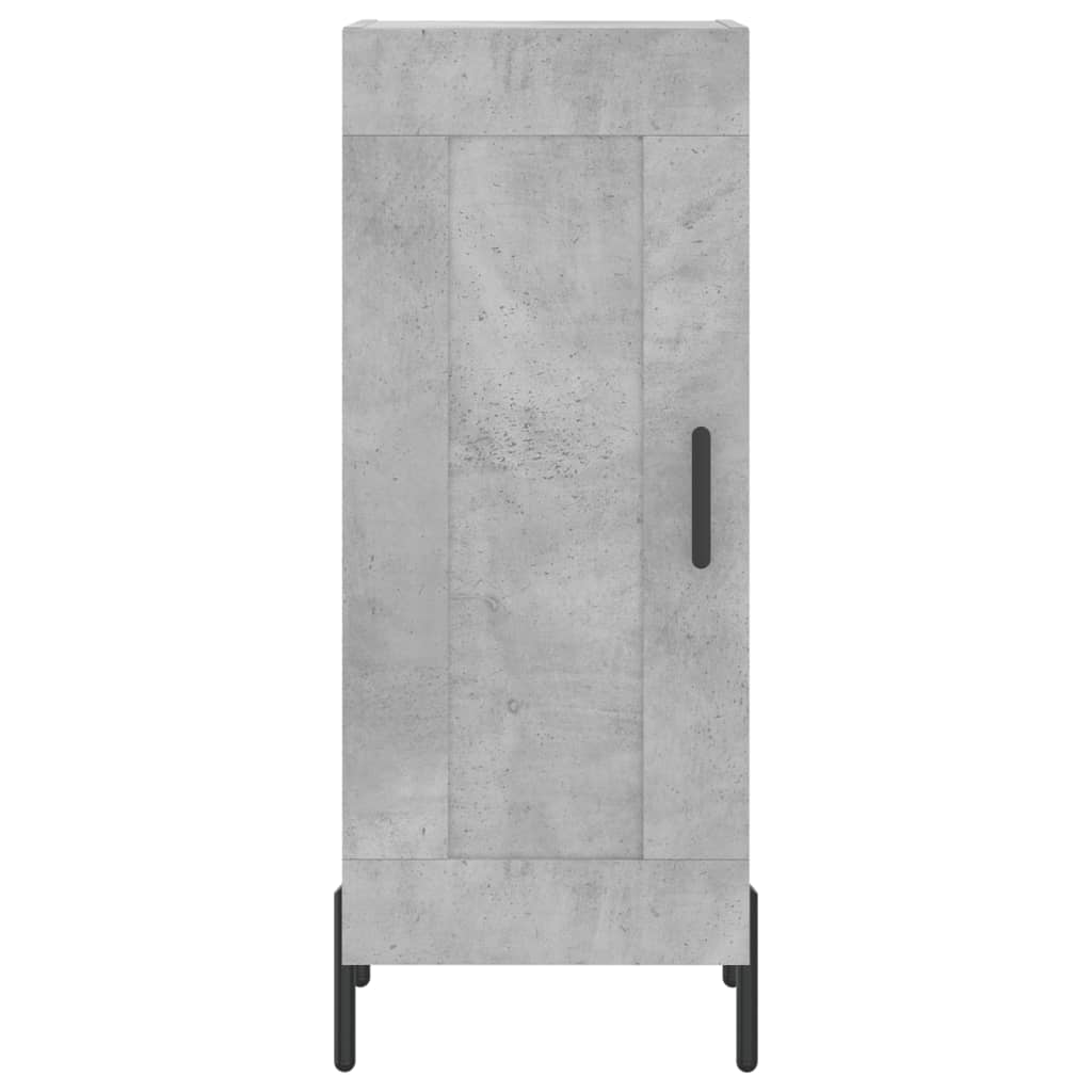 Sideboard Betongrau 34,5x34x90 cm Holzwerkstoff