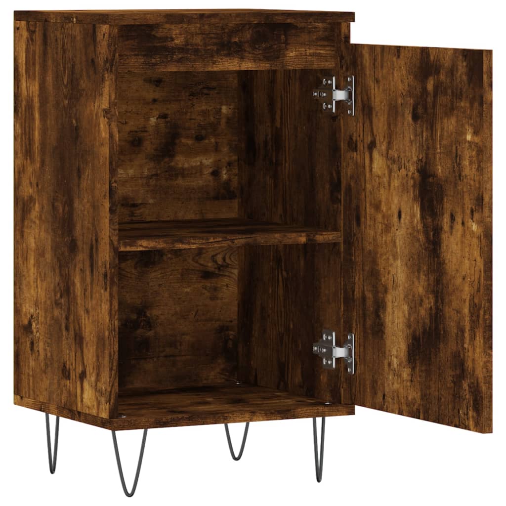 Sideboard Räuchereiche 40x35x70 cm Holzwerkstoff