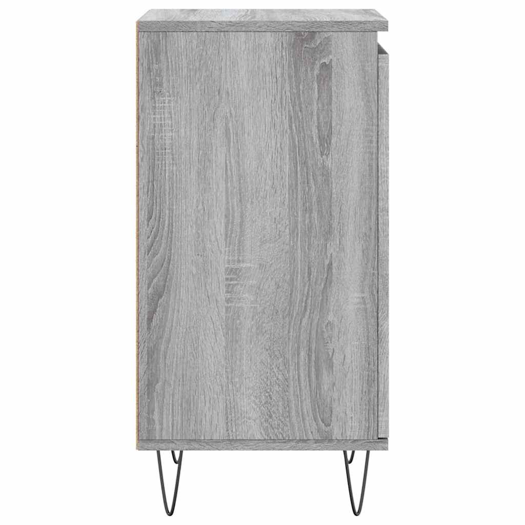 Sideboard Grau Sonoma 40x35x70 cm Holzwerkstoff