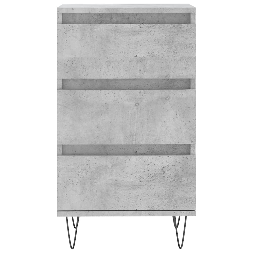 Sideboard Betongrau 40x35x70 cm Holzwerkstoff