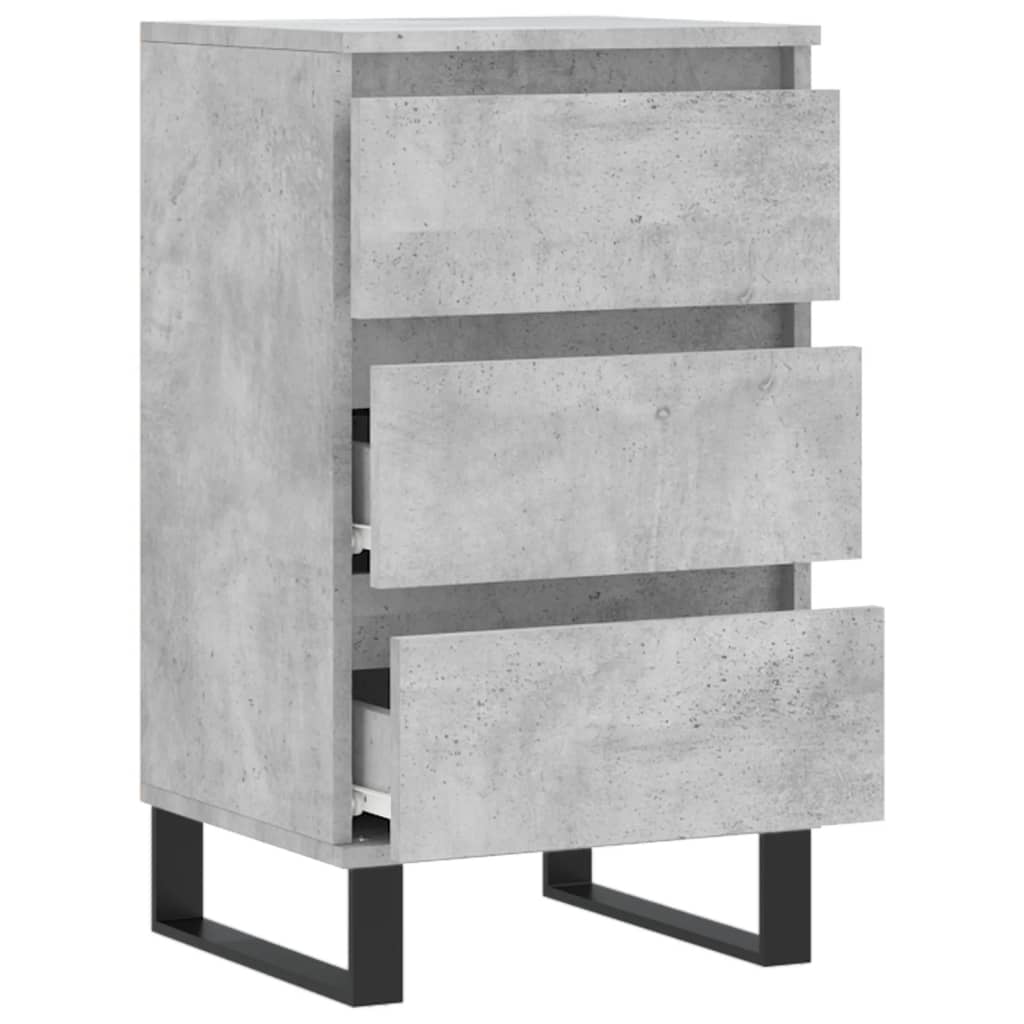Sideboard Betongrau 40x35x70 cm Holzwerkstoff
