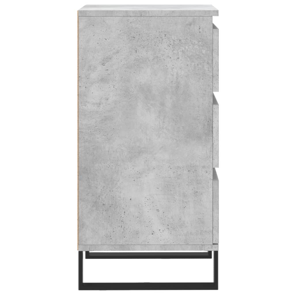 Sideboard Betongrau 40x35x70 cm Holzwerkstoff