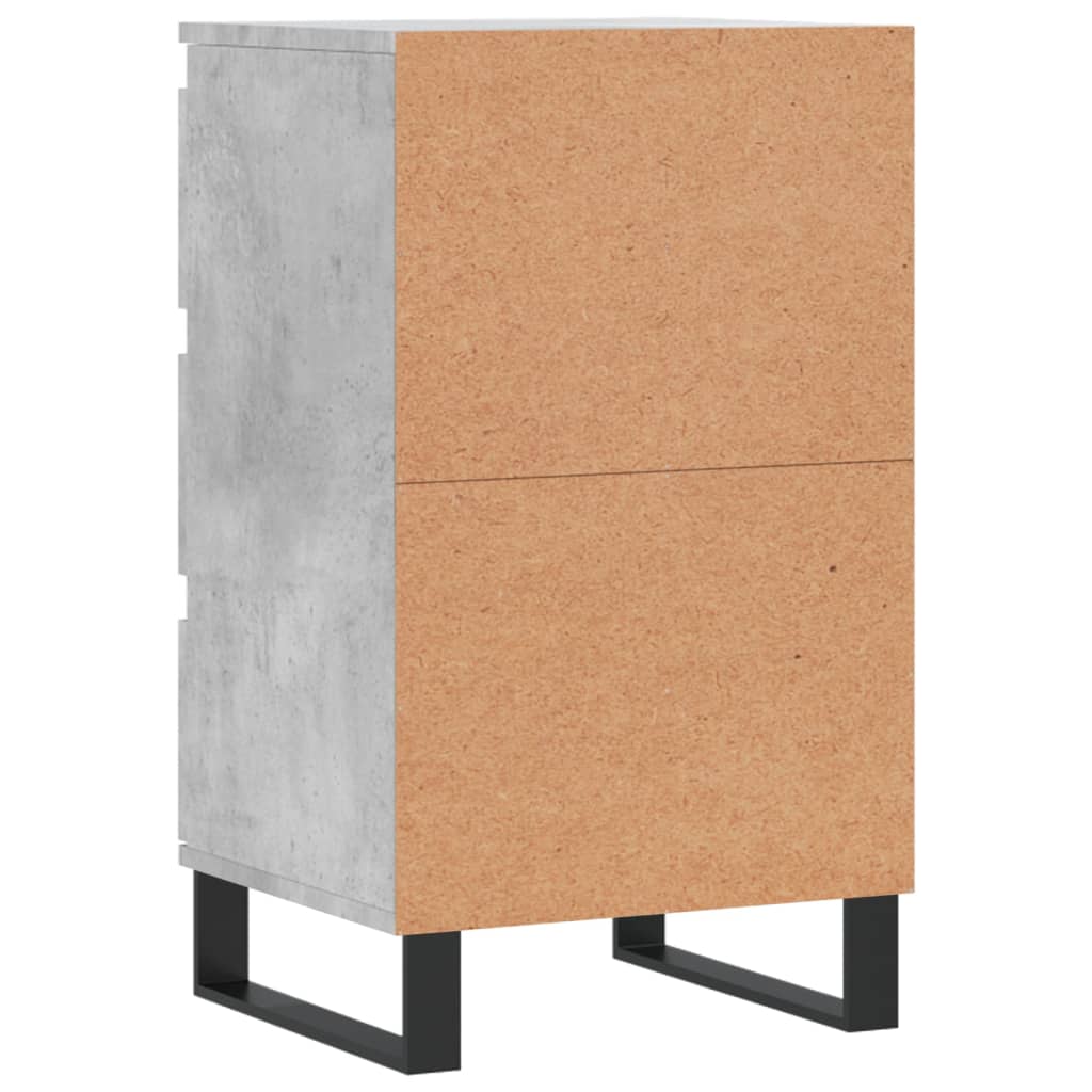 Sideboard Betongrau 40x35x70 cm Holzwerkstoff