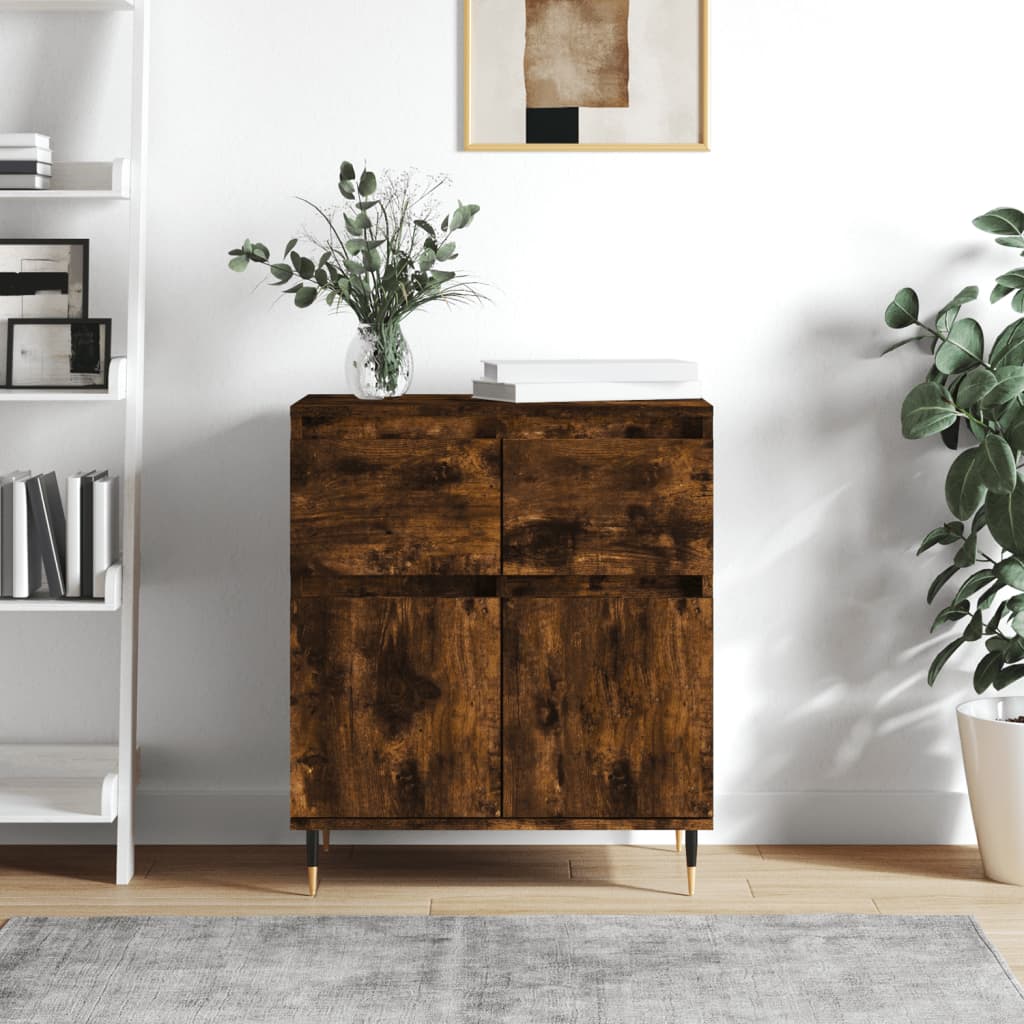 Sideboard Räuchereiche 60x35x70 cm Holzwerkstoff