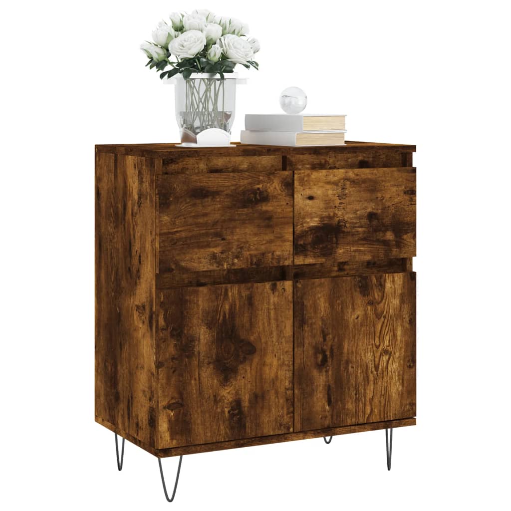 Sideboard Räuchereiche 60x35x70 cm Holzwerkstoff