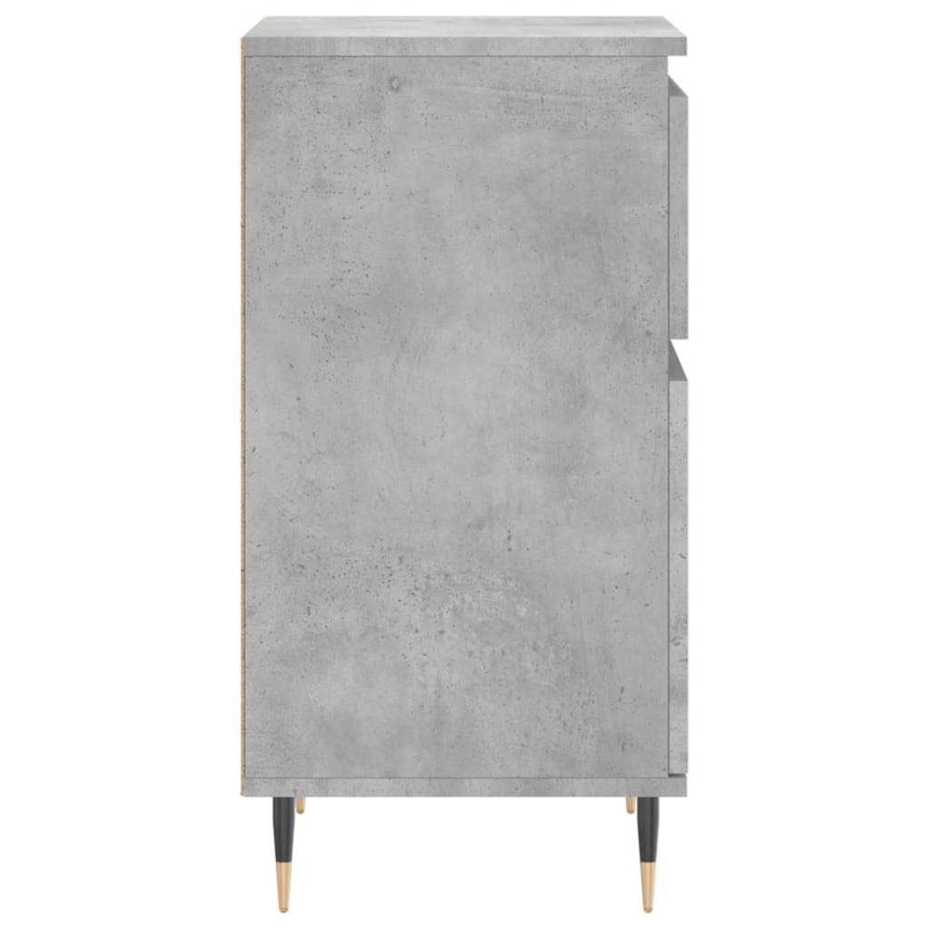 Sideboard Betongrau 40x35x70 cm Holzwerkstoff