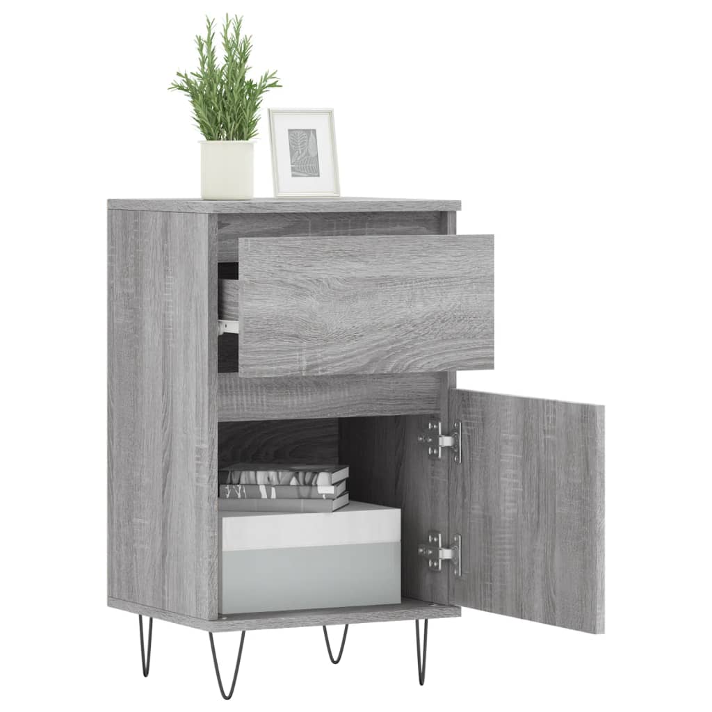 Sideboard Grau Sonoma 40x35x70 cm Holzwerkstoff