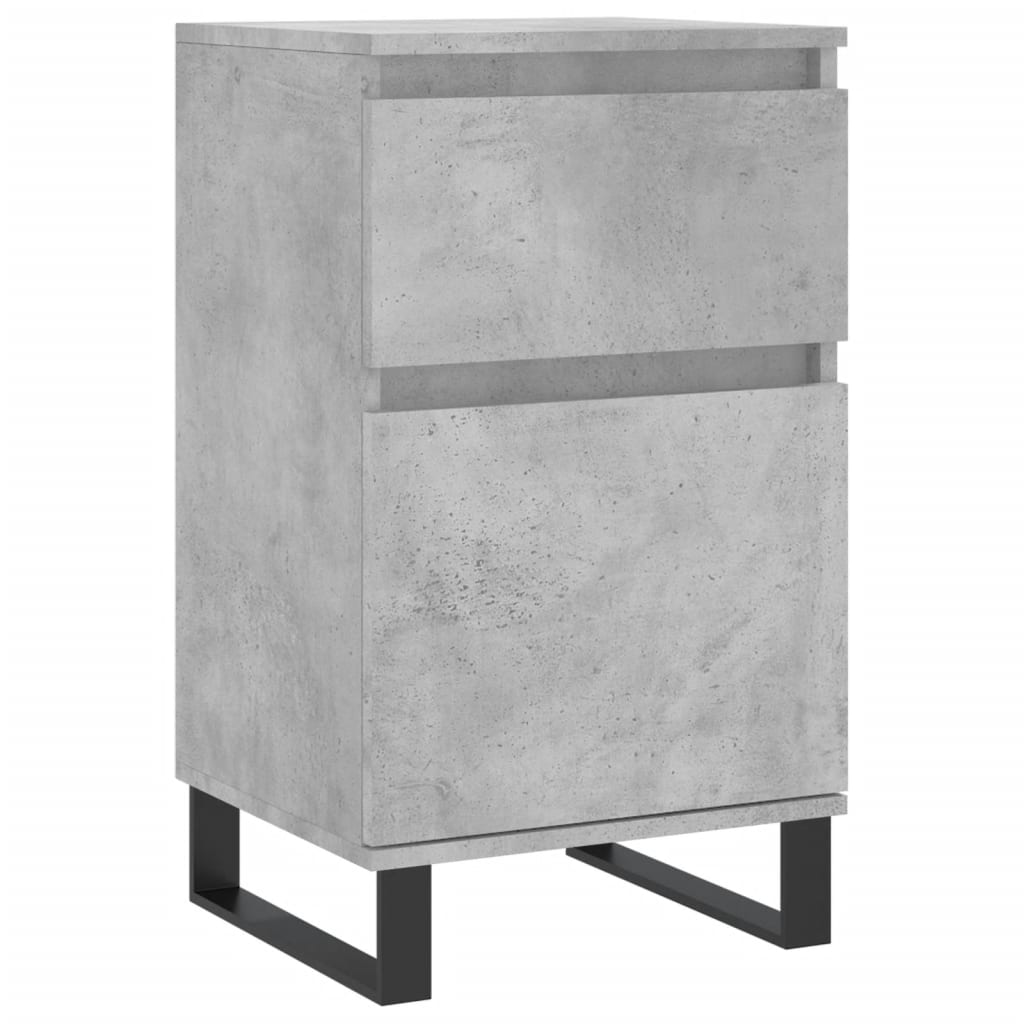 Sideboard Betongrau 40x35x70 cm Holzwerkstoff