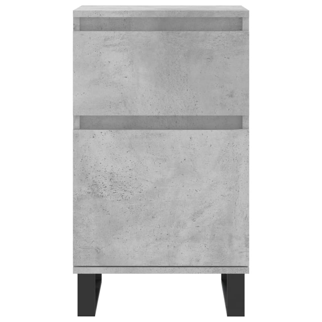Sideboard Betongrau 40x35x70 cm Holzwerkstoff