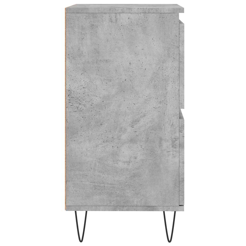 Sideboard Betongrau 60x35x70 cm Holzwerkstoff