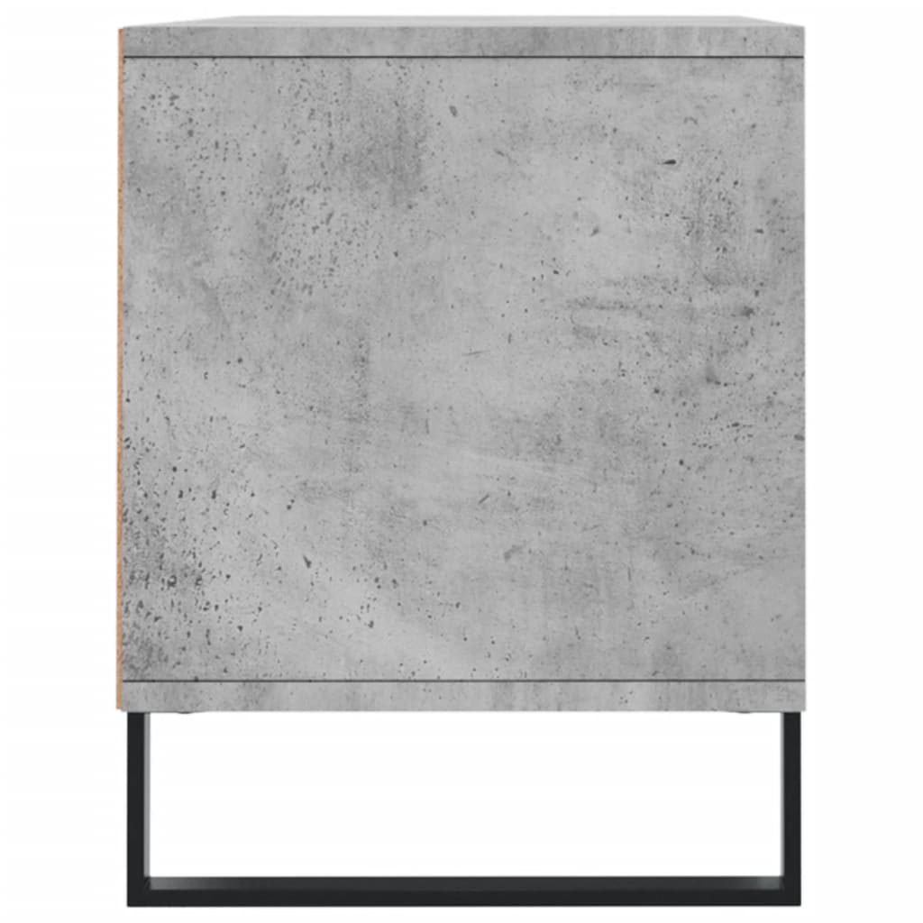TV-Schrank Betongrau 100x34,5x44,5 cm Holzwerkstoff