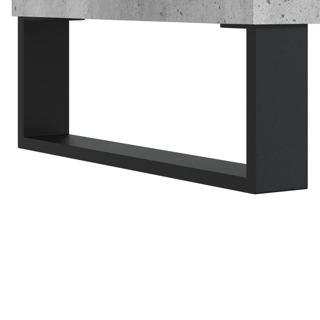TV-Schrank Betongrau 100x34,5x44,5 cm Holzwerkstoff