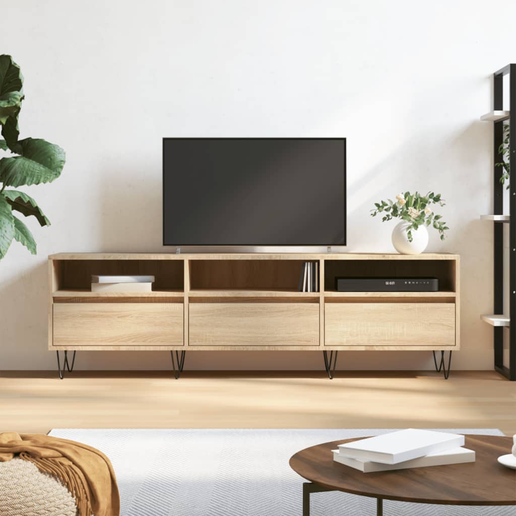 TV-Schrank Sonoma-Eiche 150x30x44,5 cm Holzwerkstoff