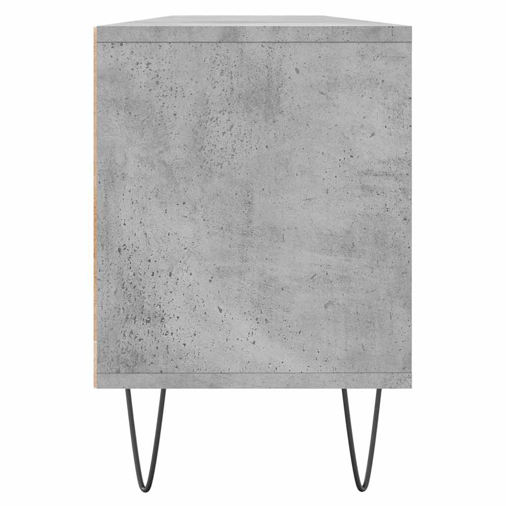 TV-Schrank Betongrau 150x30x44,5 cm Holzwerkstoff