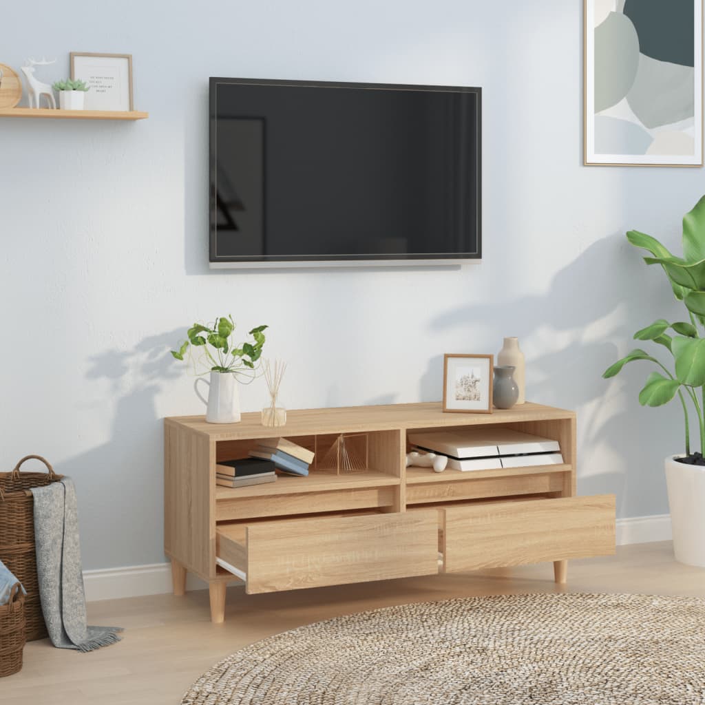 TV-Schrank Sonoma-Eiche 100x34,5x44,5 cm Holzwerkstoff