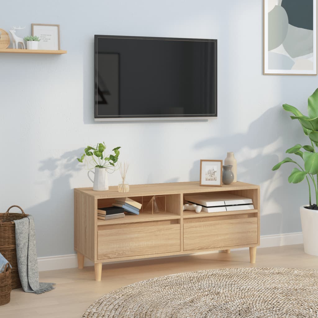 TV-Schrank Sonoma-Eiche 100x34,5x44,5 cm Holzwerkstoff