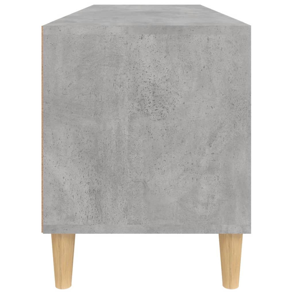 TV-Schrank Betongrau 100x34,5x44,5 cm Holzwerkstoff