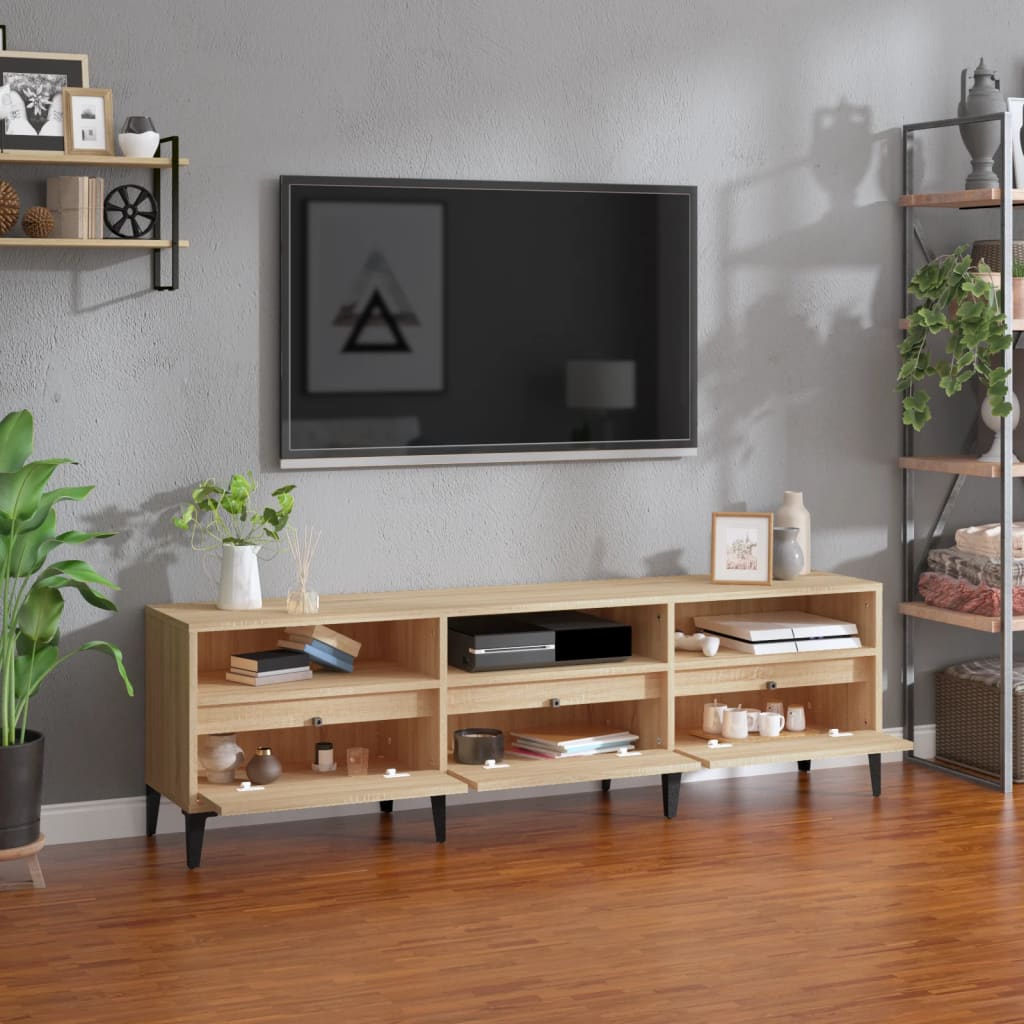 TV-Schrank Sonoma-Eiche 150x30x44,5 cm Holzwerkstoff