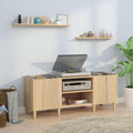 Schallplattenschrank Sonoma-Eiche 121 x 38 x 48 cm Holzwerkstoff
