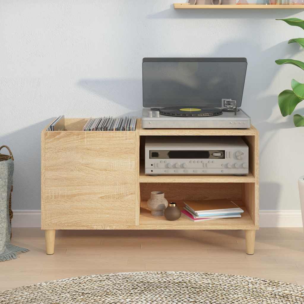Plattenschrank Sonoma-Eiche 84,5x38x48 cm Holzwerkstoff