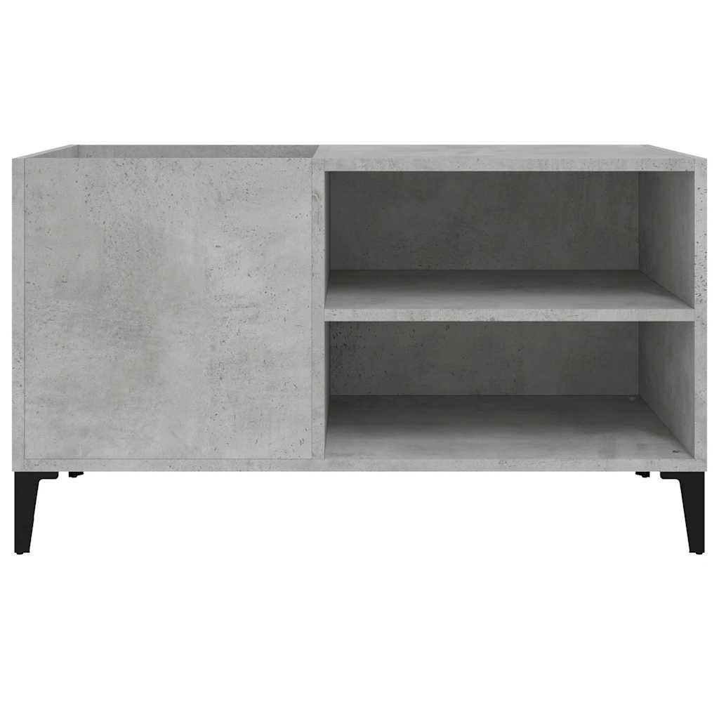 Plattenschrank Betongrau 84,5x38x48 cm Holzwerkstoff