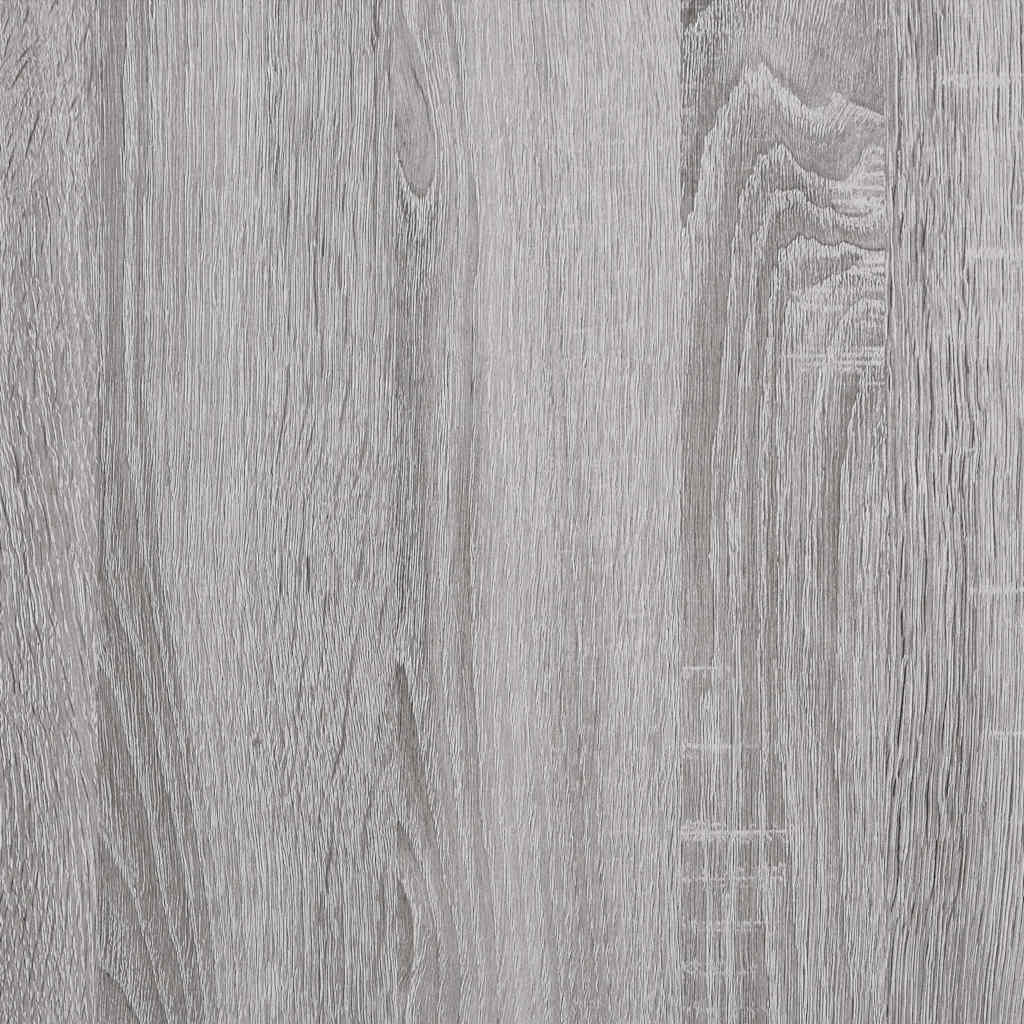 Plattenschrank Grau Sonoma 84,5x38x48 cm Holzwerkstoff
