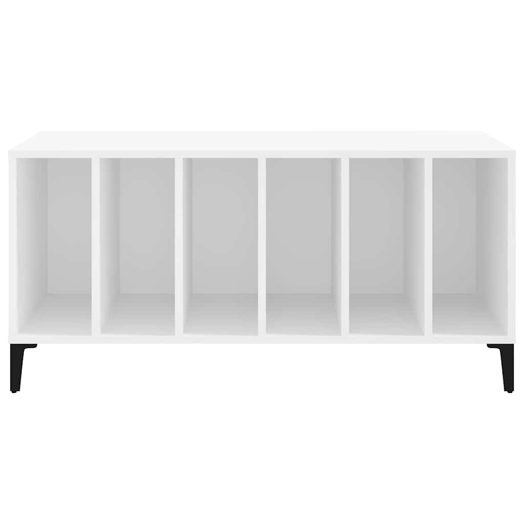 Plattenschrank Weiß 100x38x48 cm Holzwerkstoff