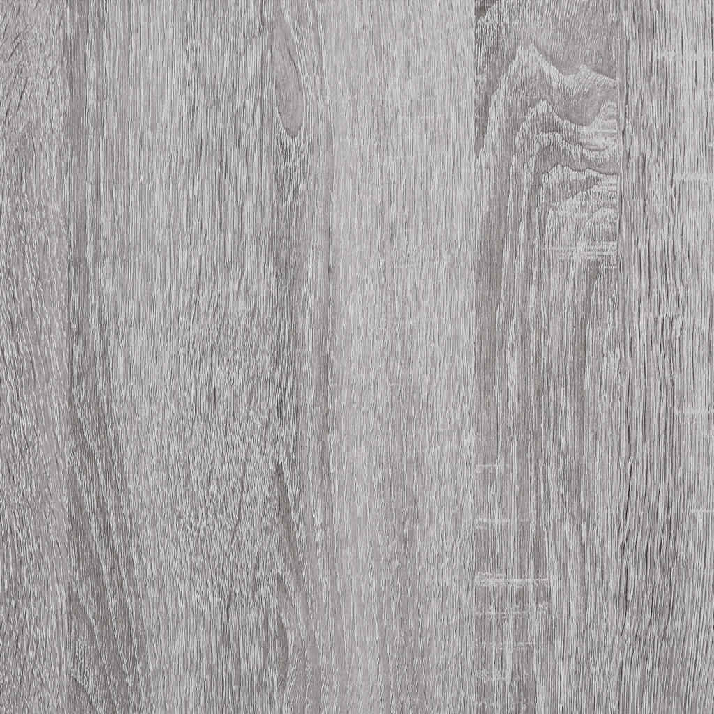 Plattenschrank Grau Sonoma 84,5x38x89 cm Holzwerkstoff