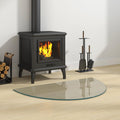 Feuerstelle Glasplatte Transparent 800 x 500 mm Glas