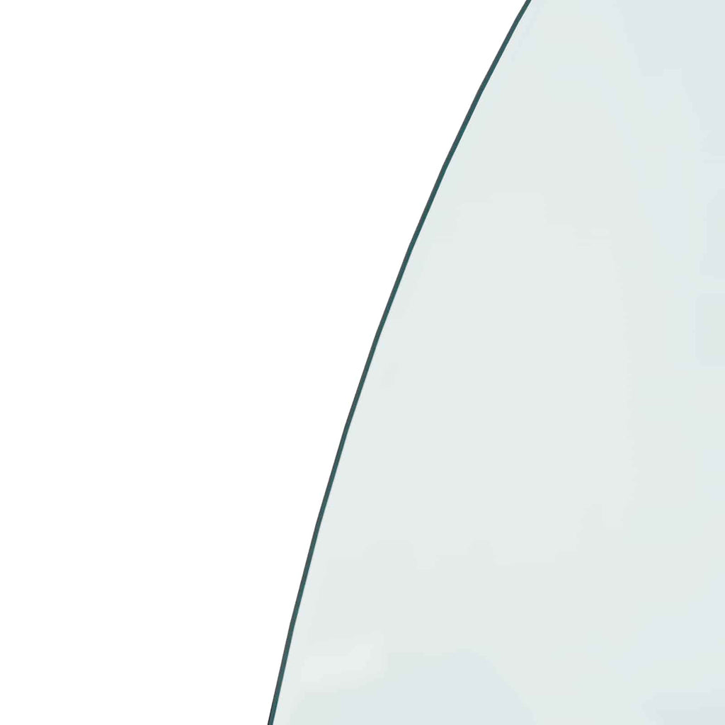 Feuerstelle Glasplatte Transparent 800 x 600 mm Glas