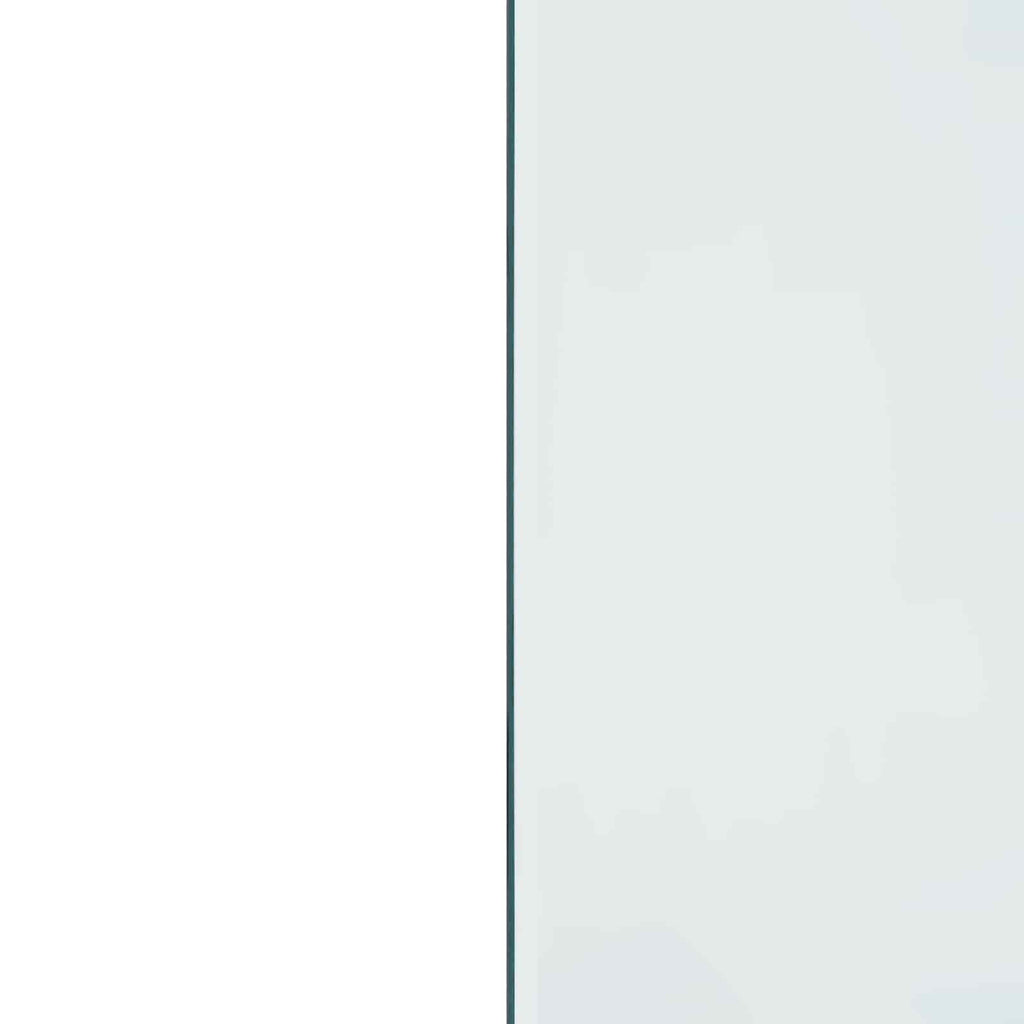 Feuerstelle Glasplatte Transparent 80 x 60 cm Glas