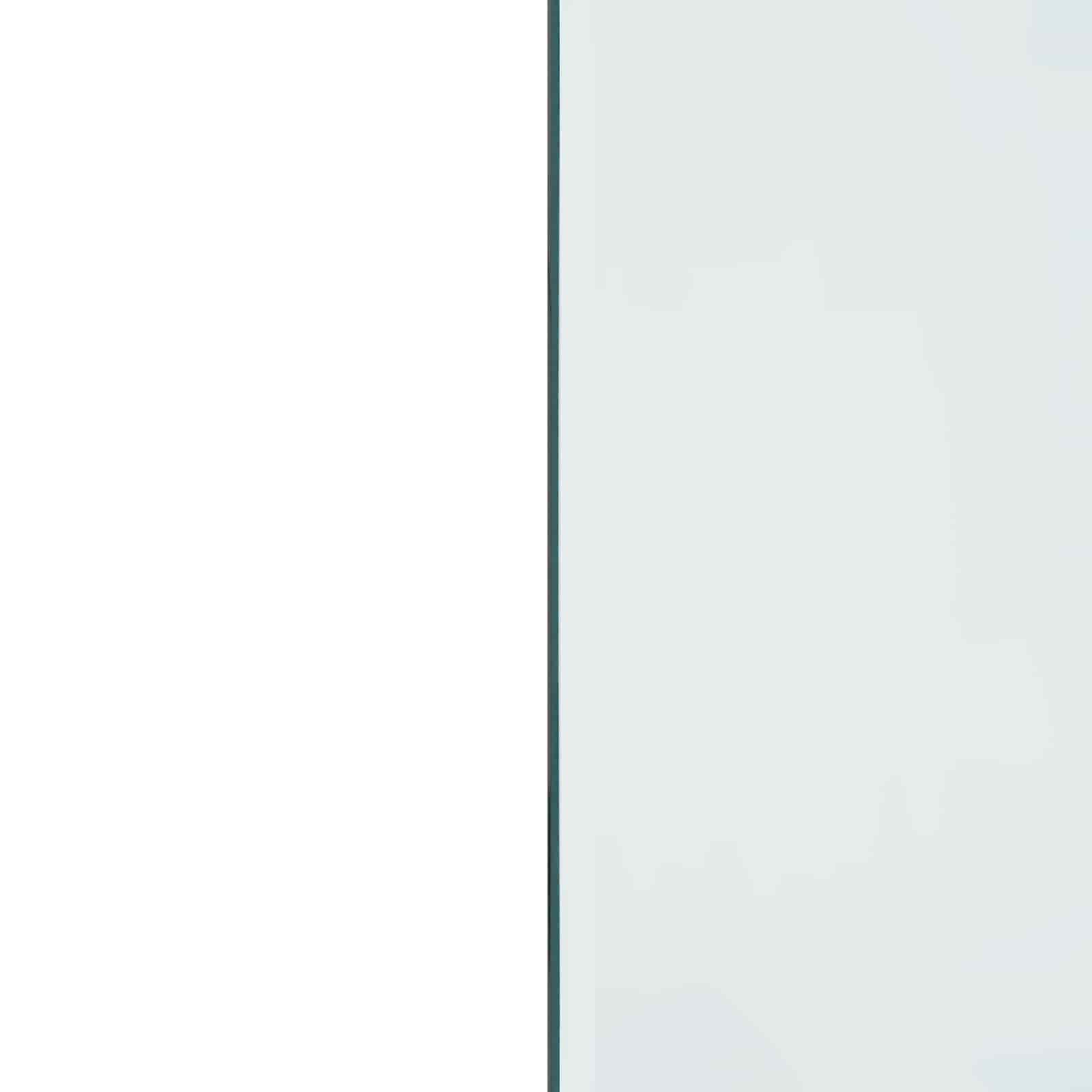 Feuerstelle Glasplatte Transparent 120 x 50 cm Glas