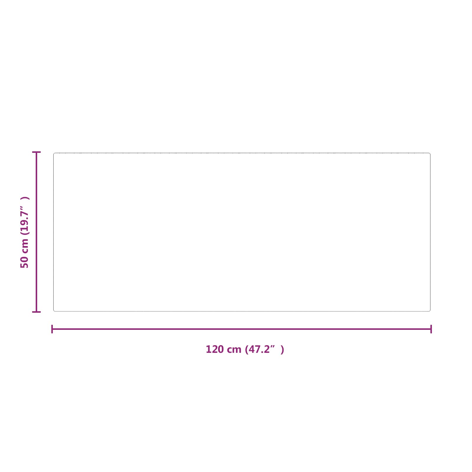 Feuerstelle Glasplatte Transparent 120 x 50 cm Glas