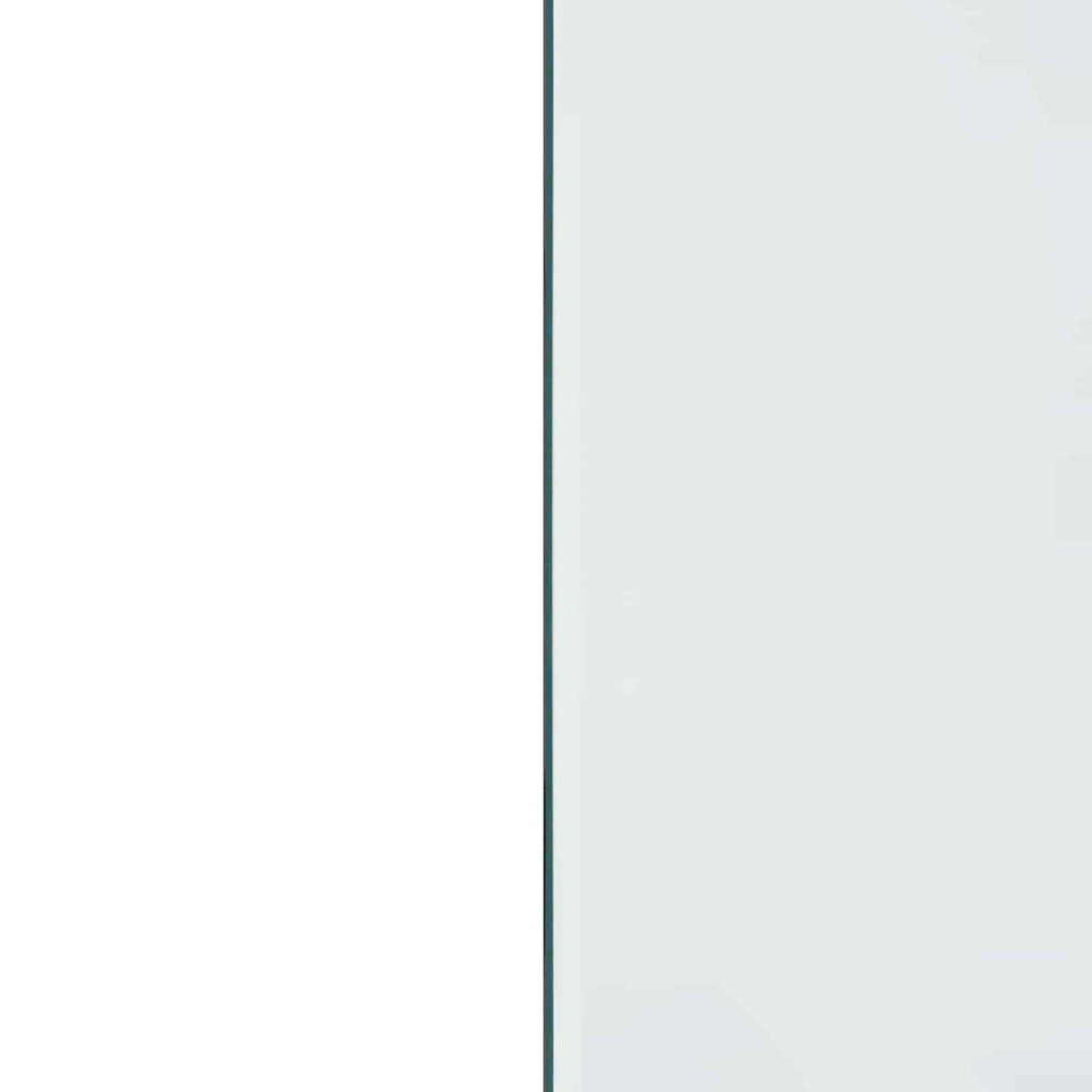 Feuerstelle Glasplatte Transparent 100 x 60 cm Glas