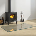 Feuerstelle Glasplatte Transparent 100 x 60 cm Glas