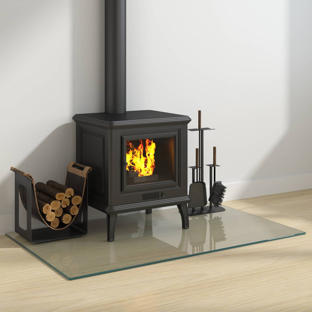 Feuerstelle Glasplatte Transparent 100 x 60 cm Glas