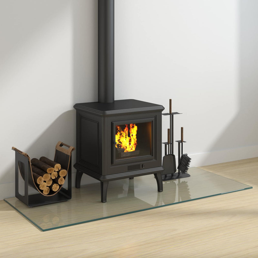 Feuerstelle Glasplatte Transparent 120 x 50 cm Glas